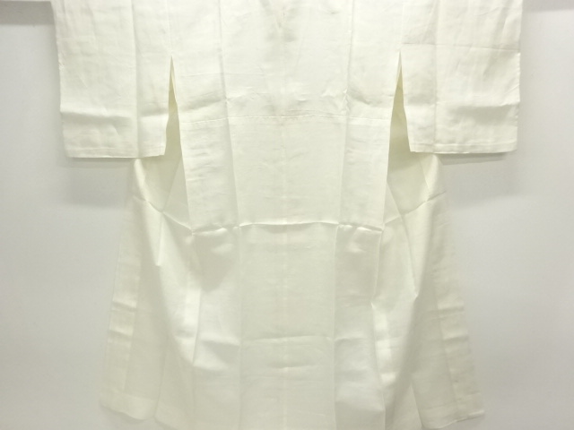 アンティーク　本麻透かし織　流水模様長襦袢